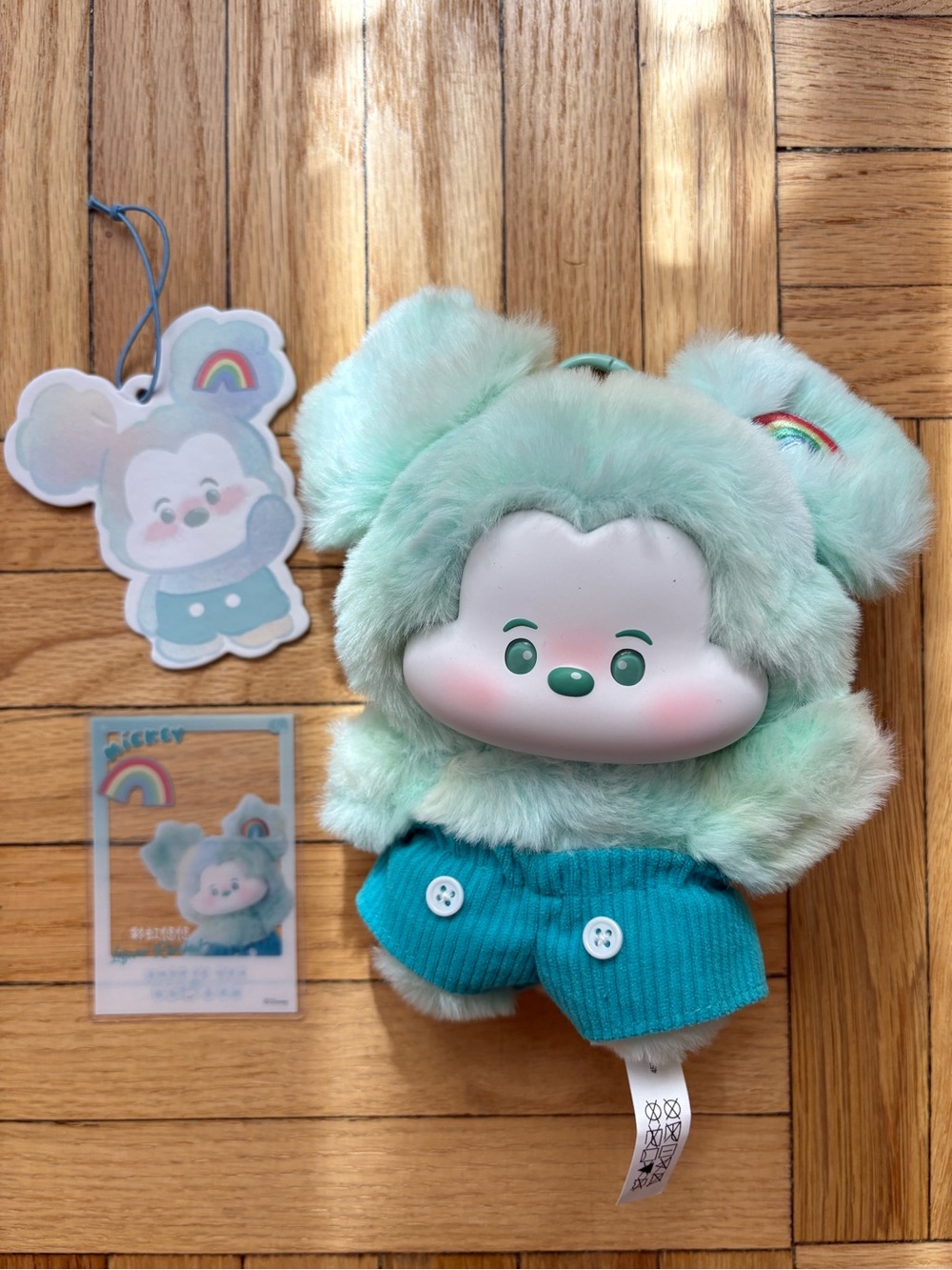 MINISO Disney Mickey Cloud Fantasy Series Vinyl Plush Blind Box Lesiure Rainbow